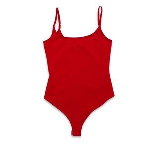 Free People - Red Adjustable Bodysuit, Size Small